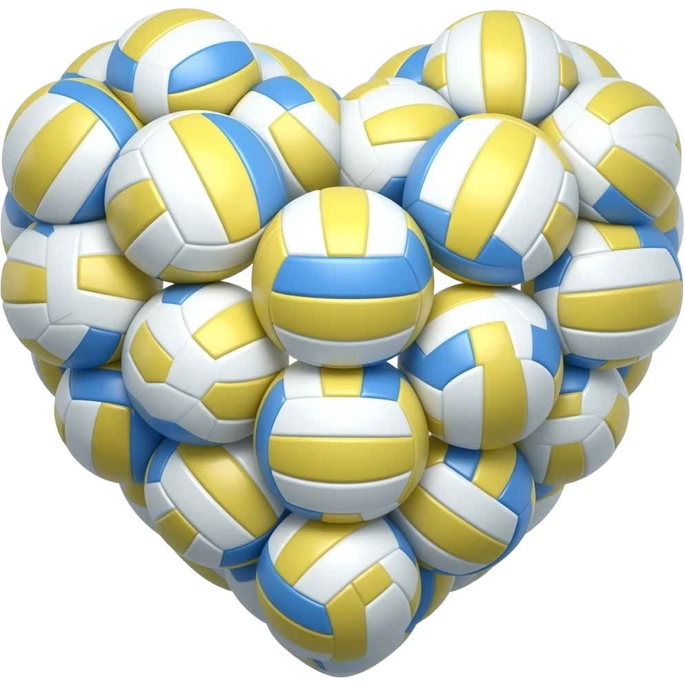 volleyball heart emoji