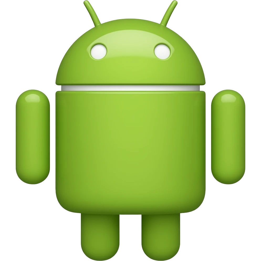 el logo de de android emoji