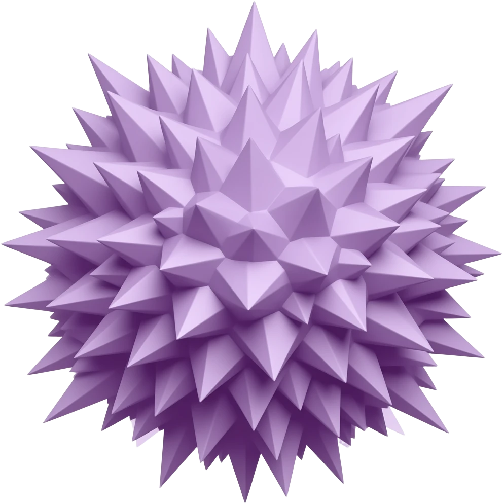 Purple ball head explode expression emoji