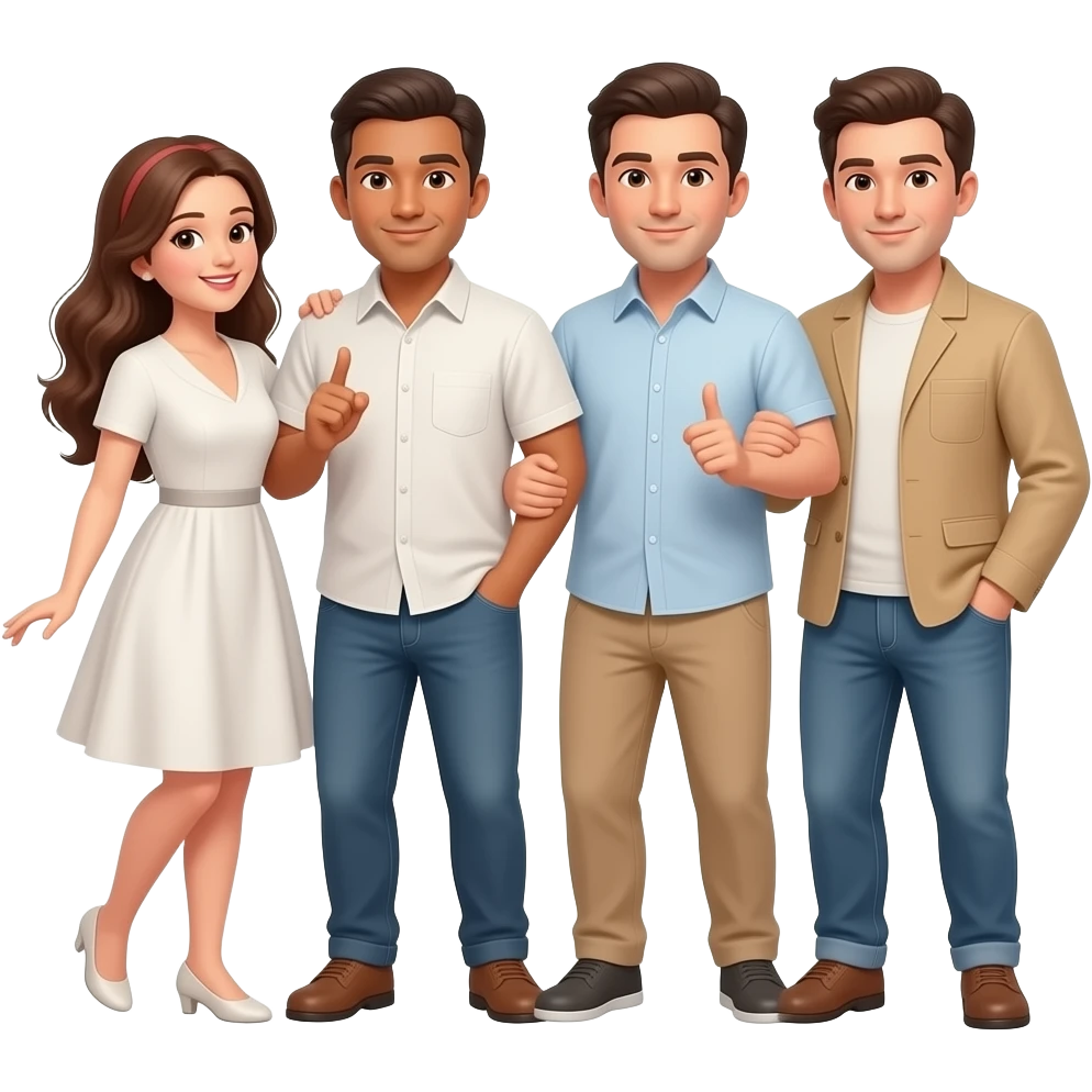 Foursome intimacy moving emoji
