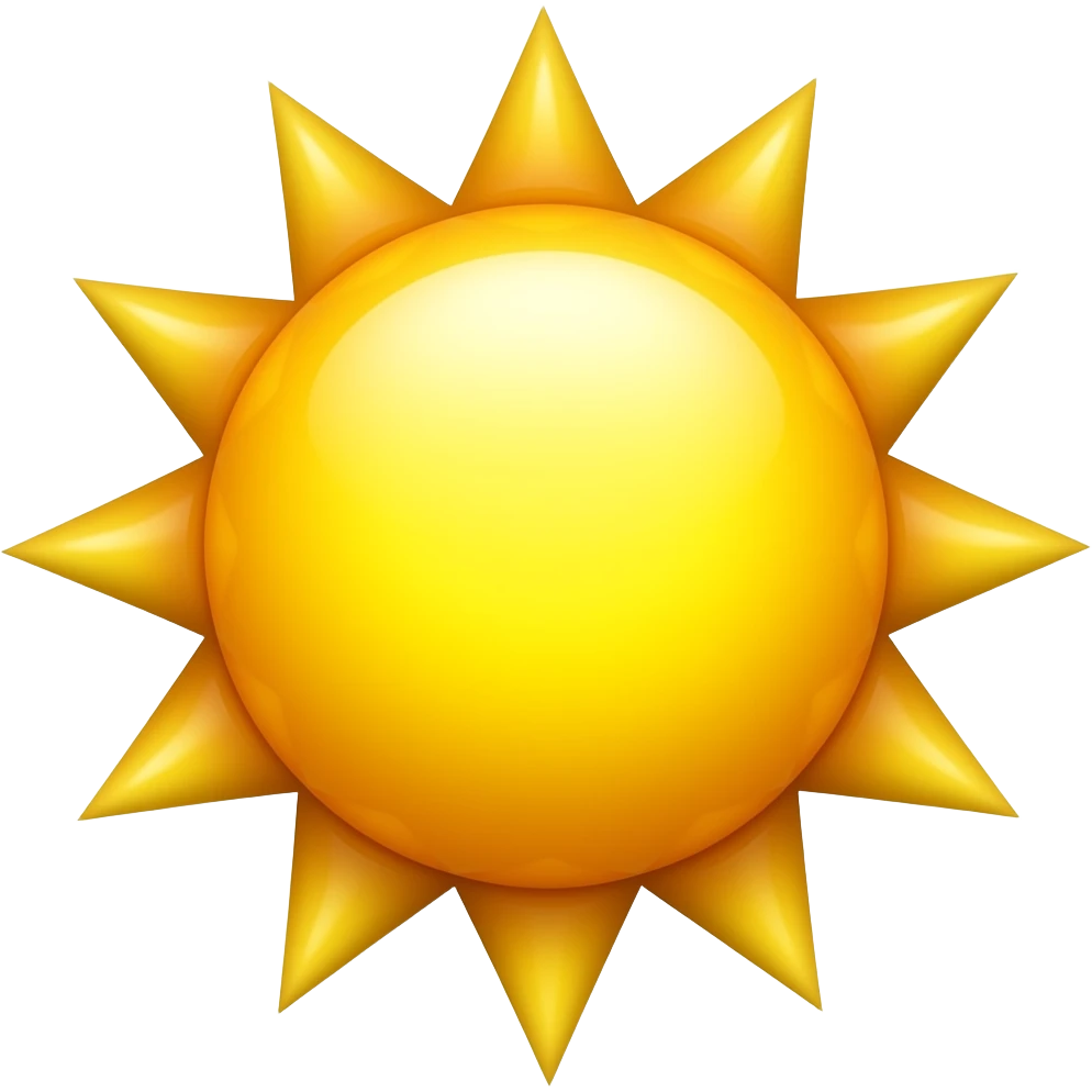 Sun emoji