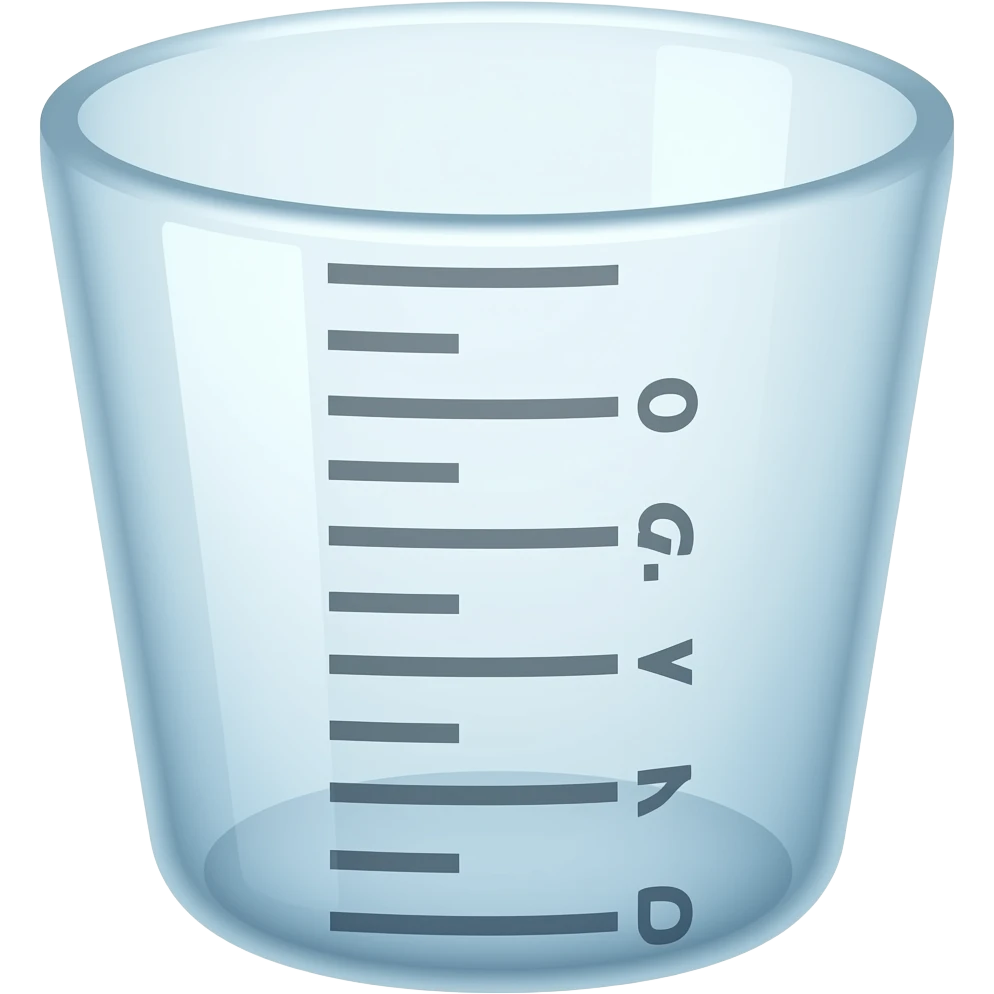 Verre mesureur emoji
