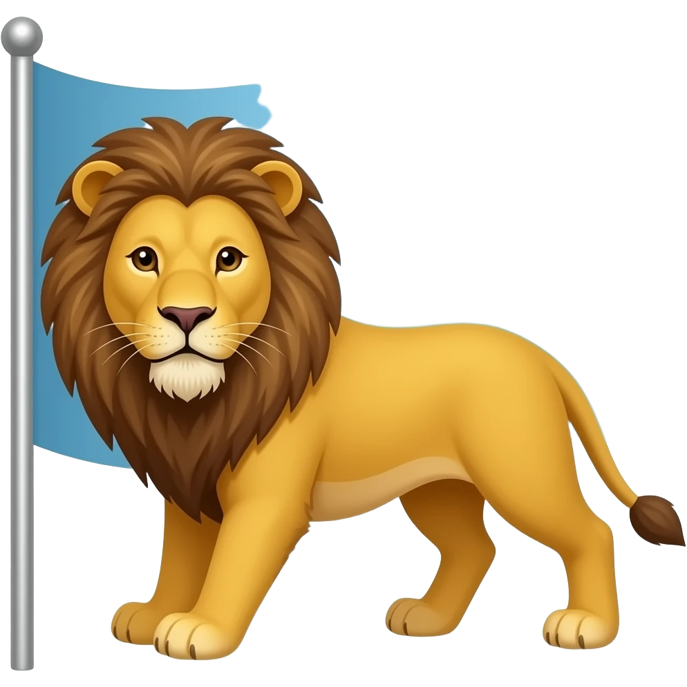 ایموجی پرچم شیر و خورشید برام بساز emoji