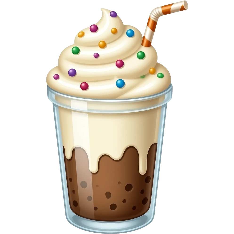 a milkshake emoji