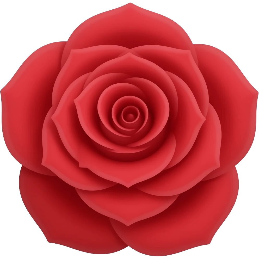 Red rose emoji