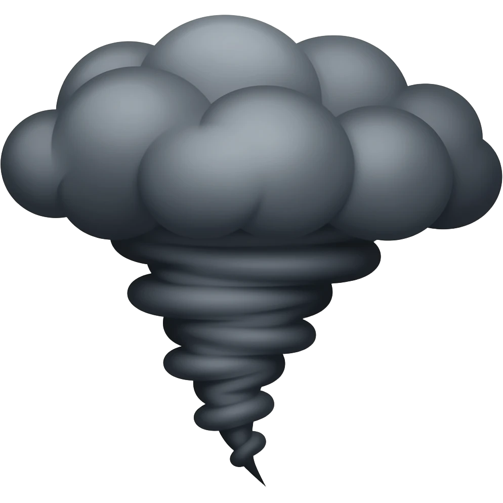smoke tornado dark haunting slim emoji