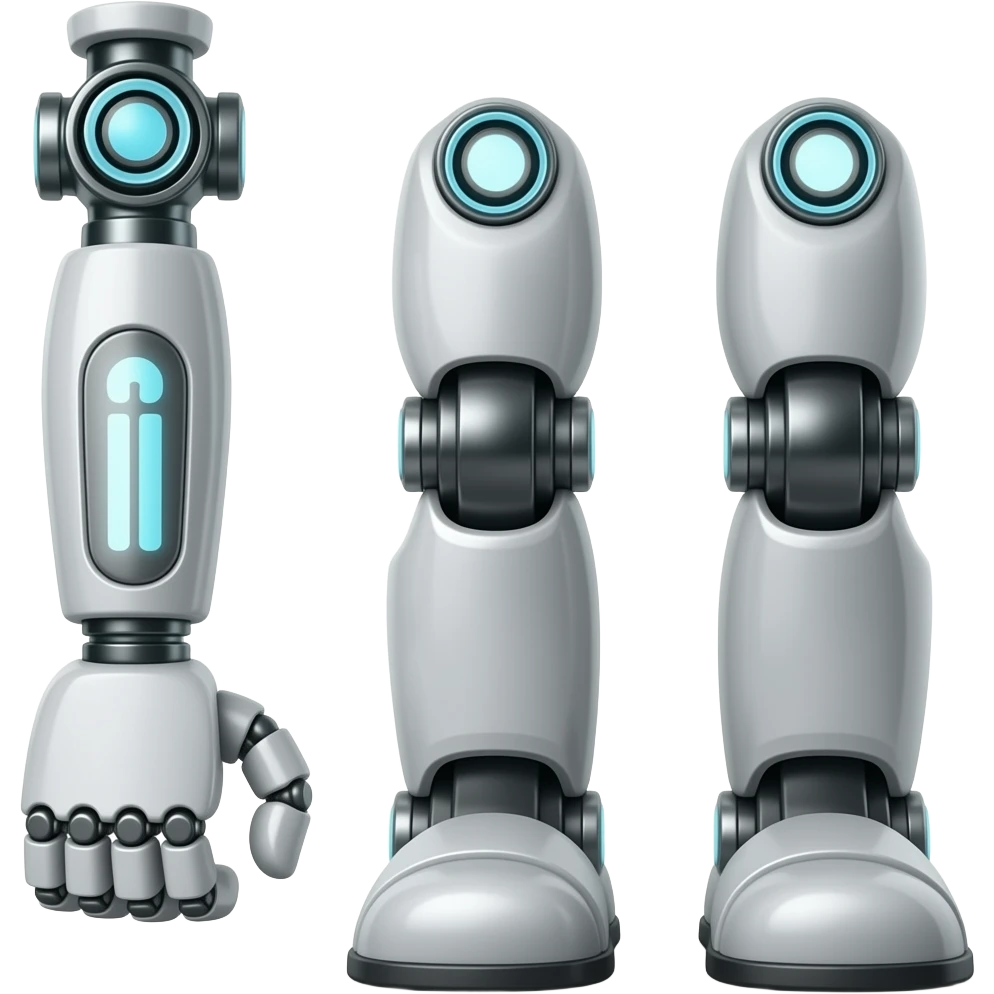 Robot left limbs emoji