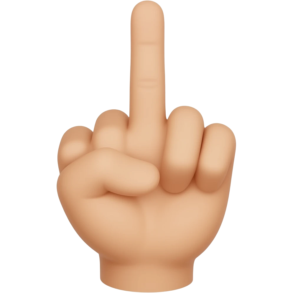 Ortaoarmak emoji