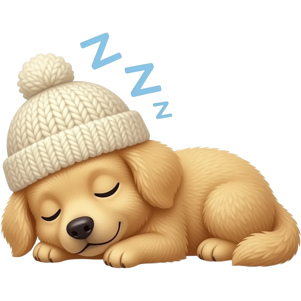 pompompurin con gorrito de dormir acostado con sueño de lado emoji