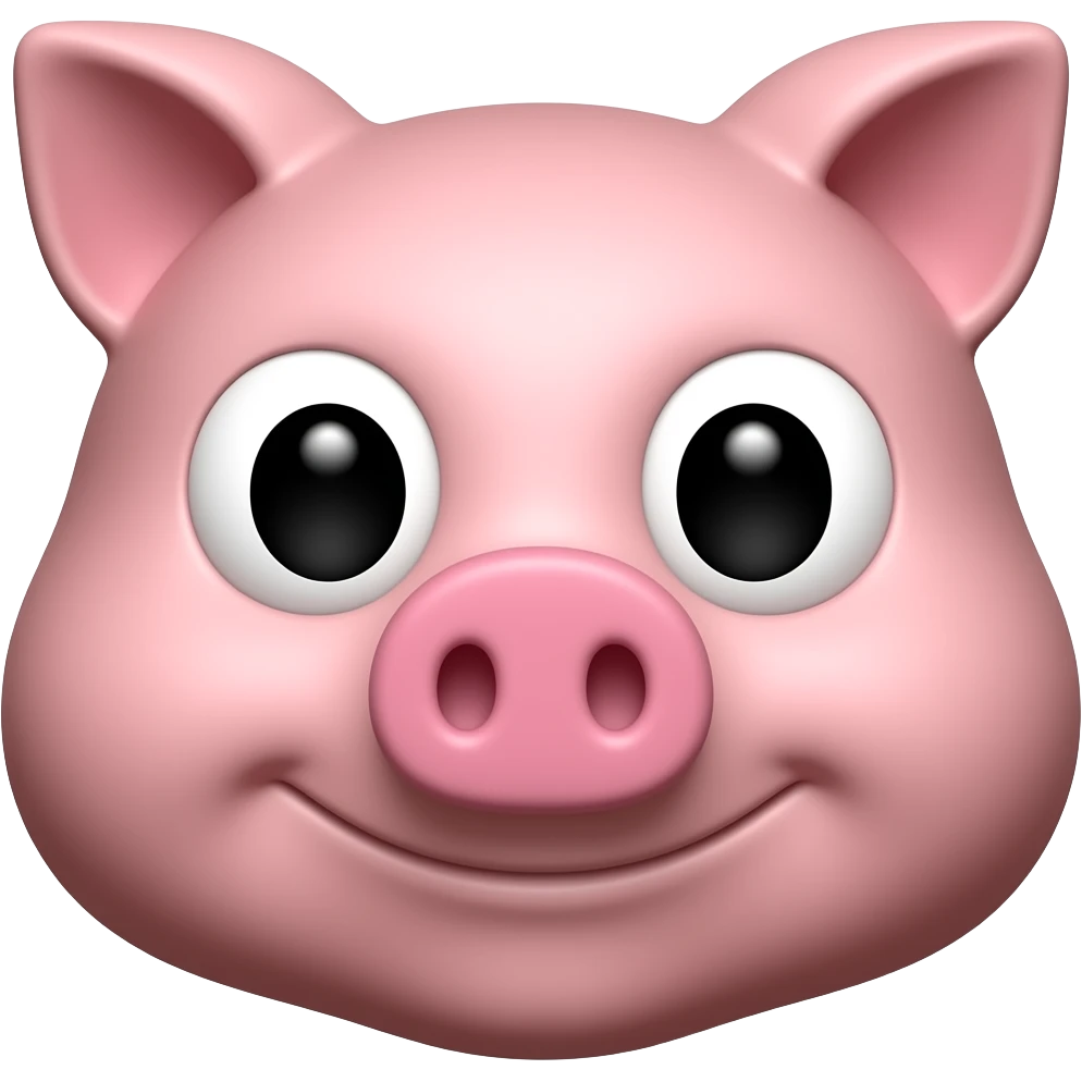 Гавно з лицем свині emoji