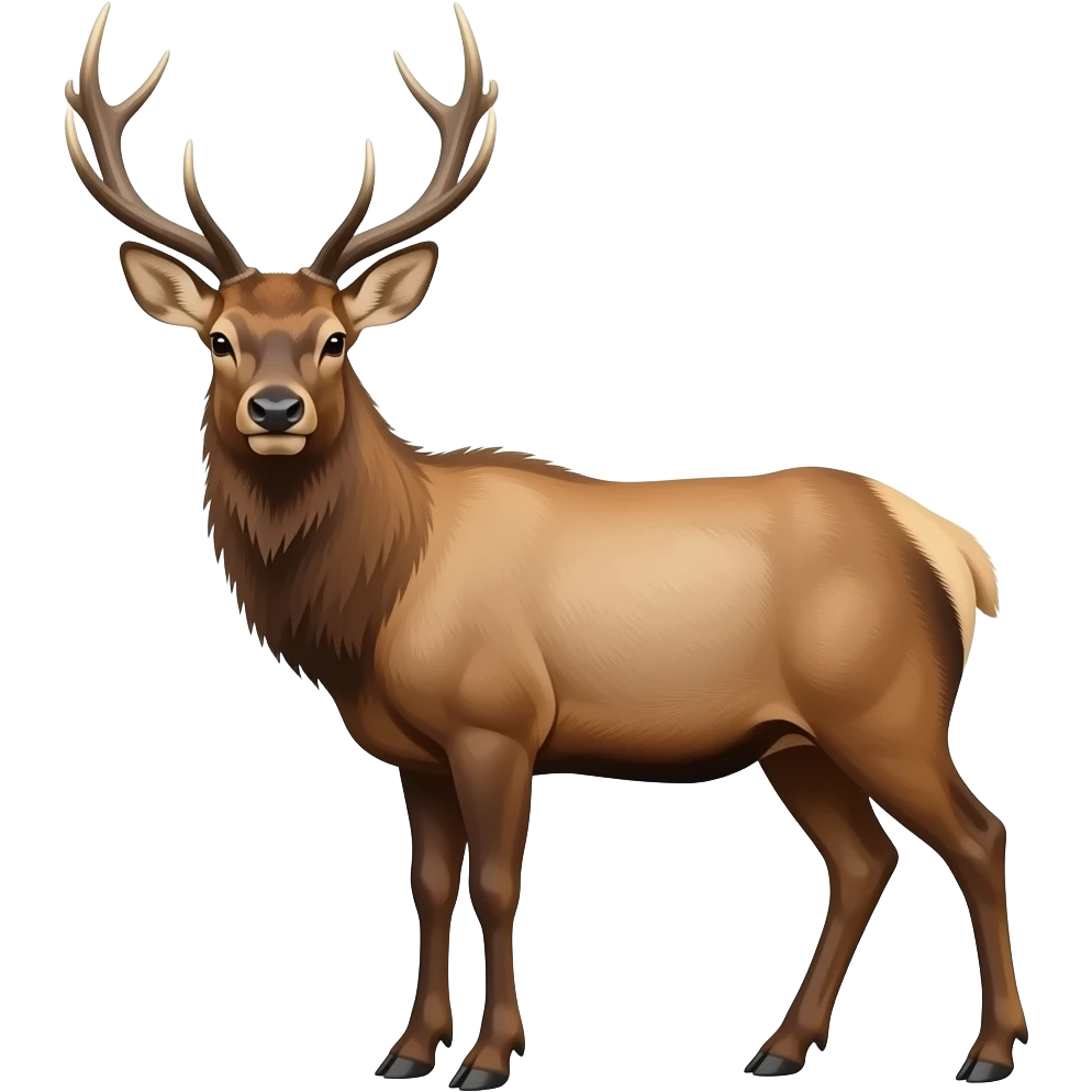 Do a wapiti emoji