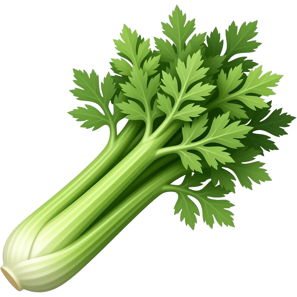 realistic celery emoji