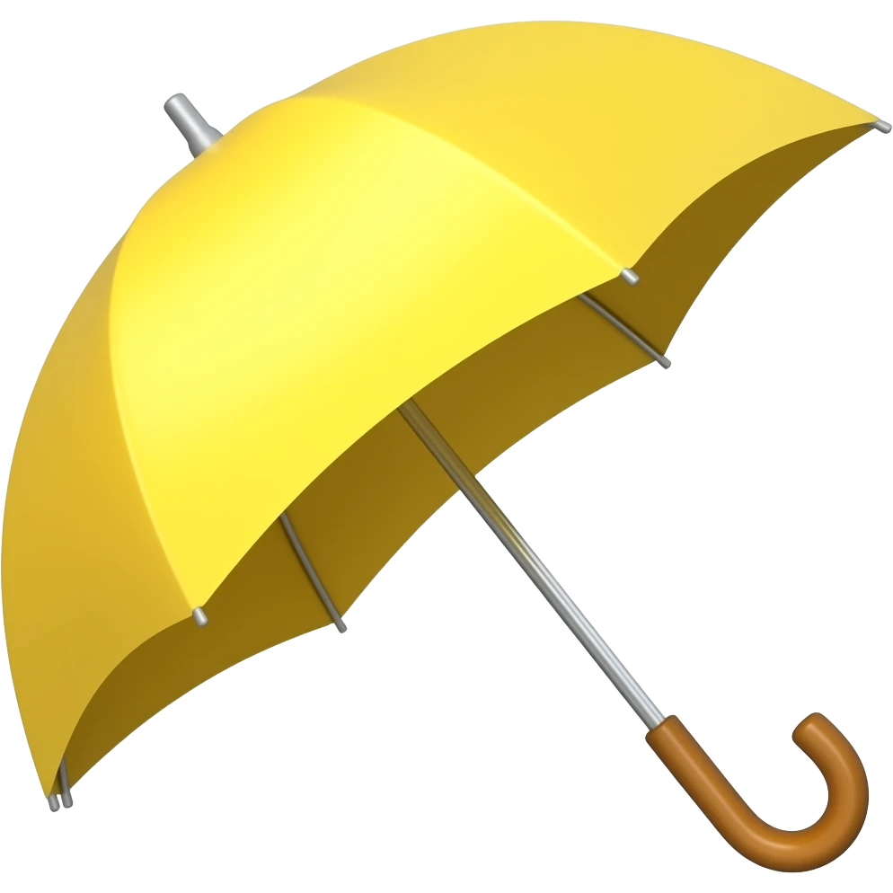 yellow umbrella emoji