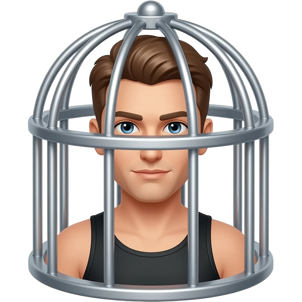chastity cage for men emoji