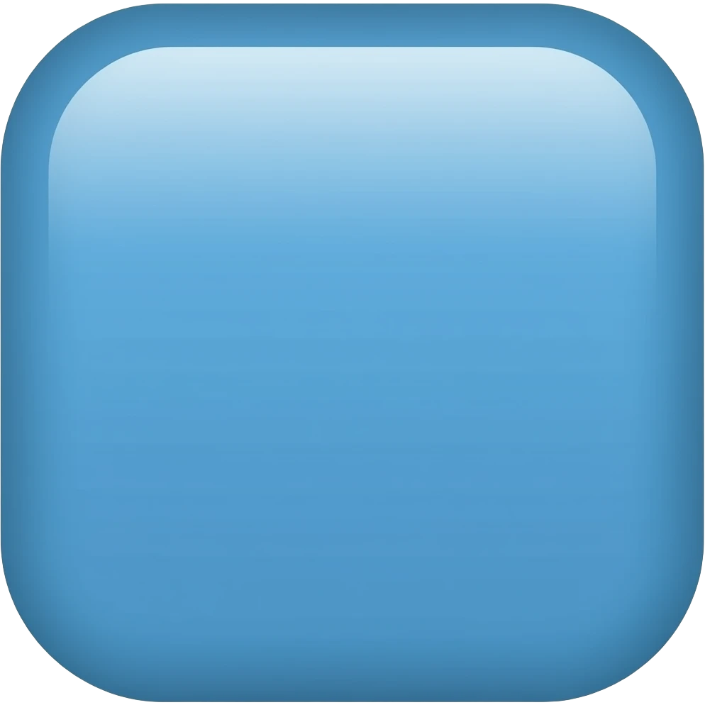 Sea blue  Square emoji
