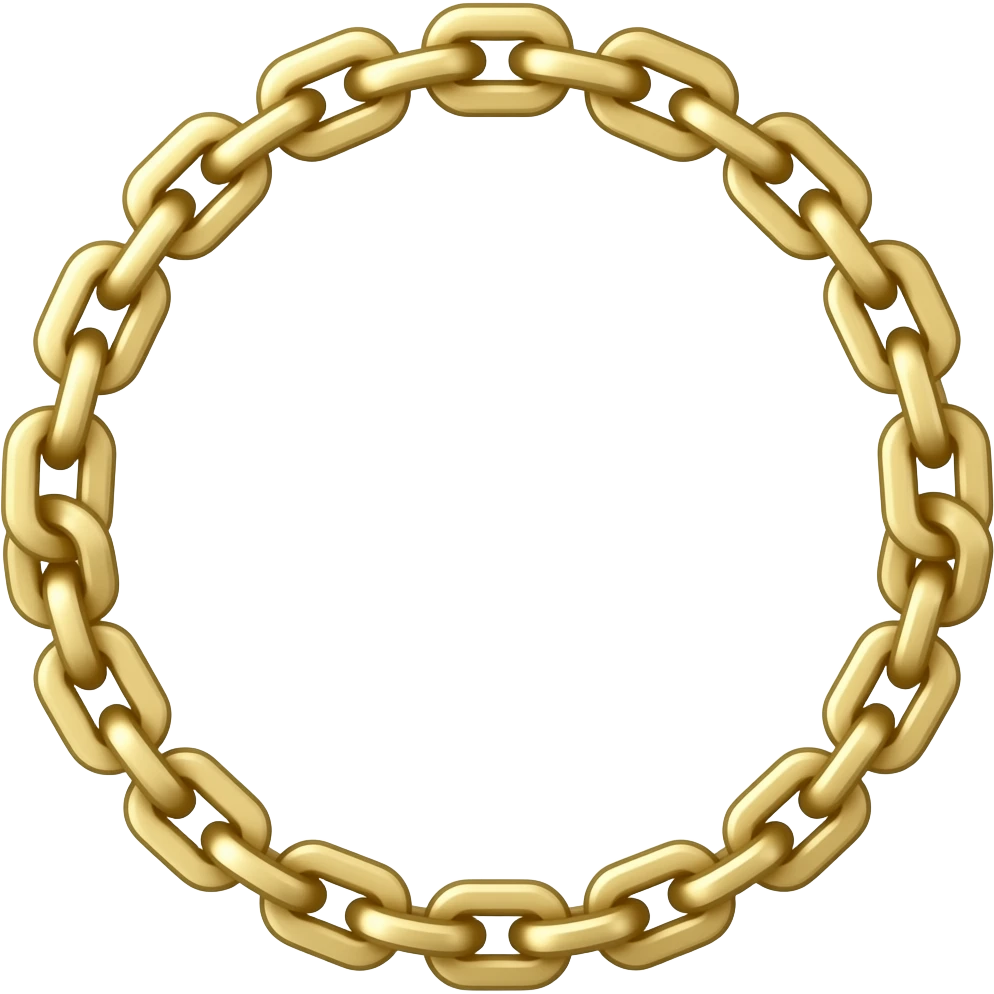 chain necklace emoji