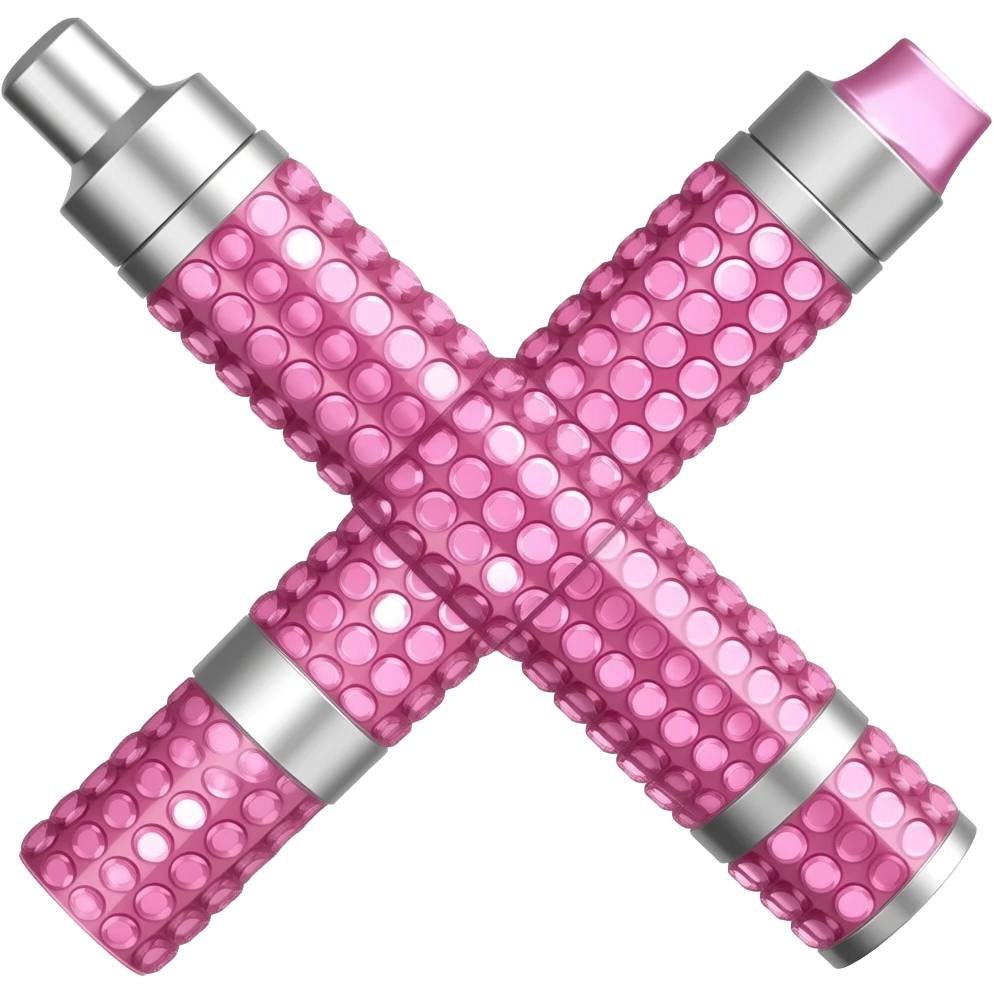 Pink bedazzed vape emoji