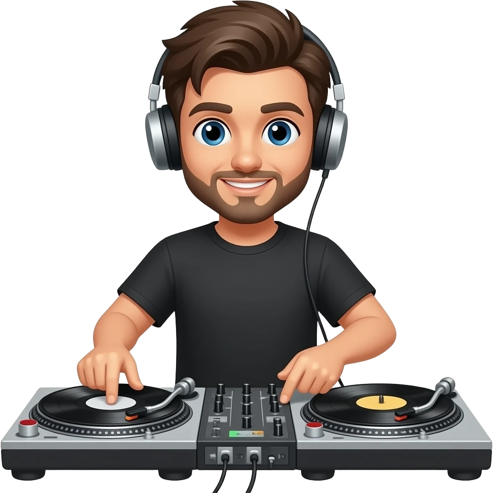 Errreh-erreh on turntable emoji