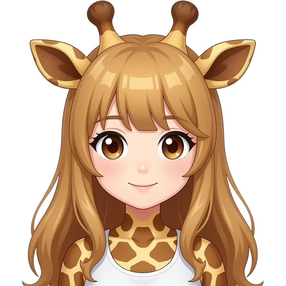 giraffe anime girl emoji