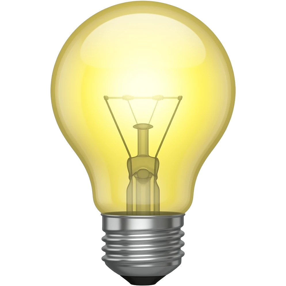 bulb emoji