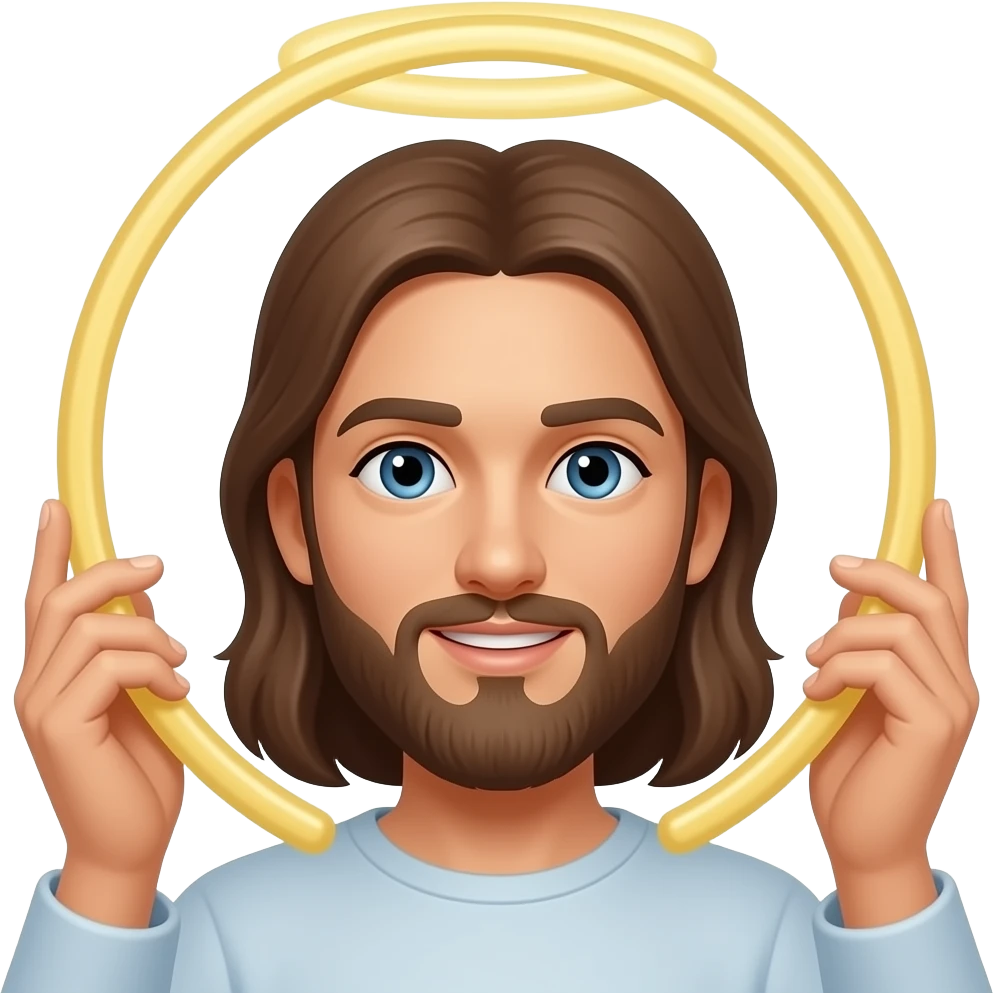 🥺only the eyes 😇 only halo 😋 only the mouth 🍴add hands to hold this emoji