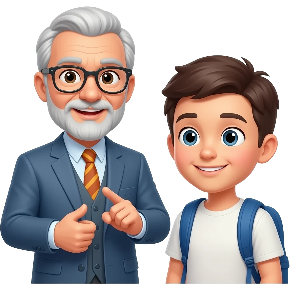 Experienced mentor emoji
