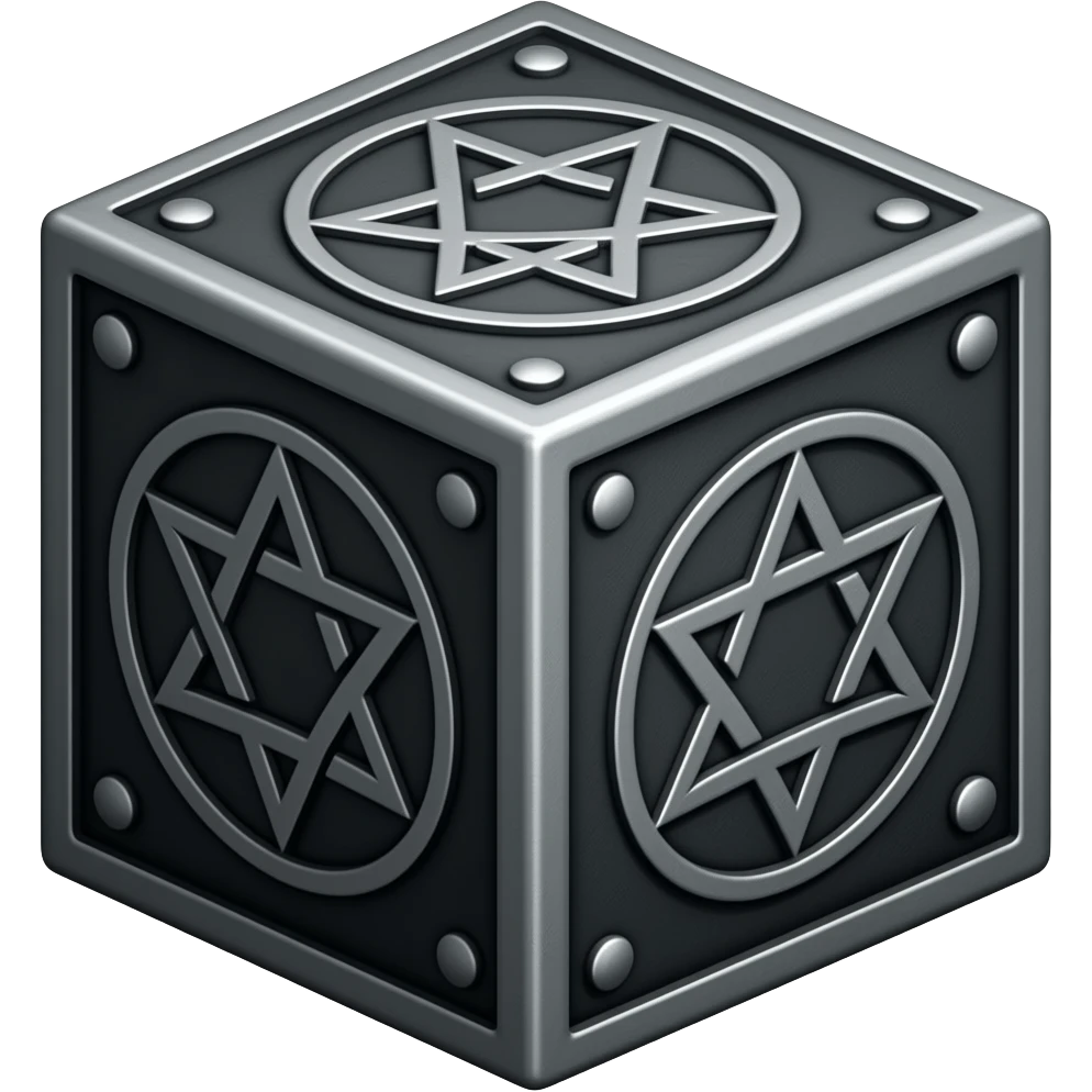 Hellraiser Puzzle Box, cube, emoji