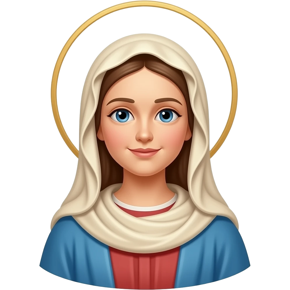 Virgen María emoji