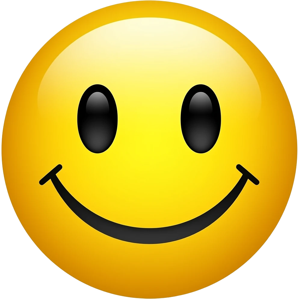 Круглый желтый Смайл  жест деб emoji