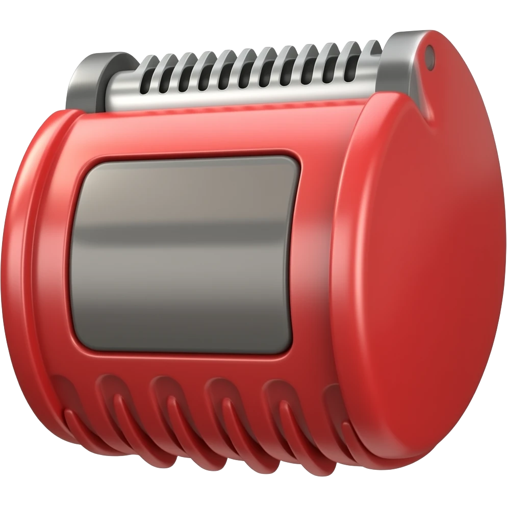 shaving machine red emoji