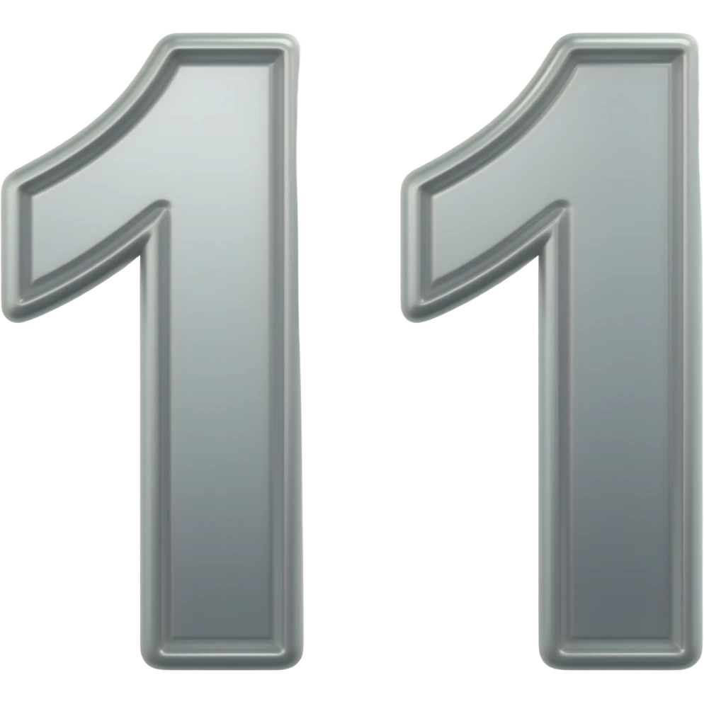 NUMBER 11 emoji