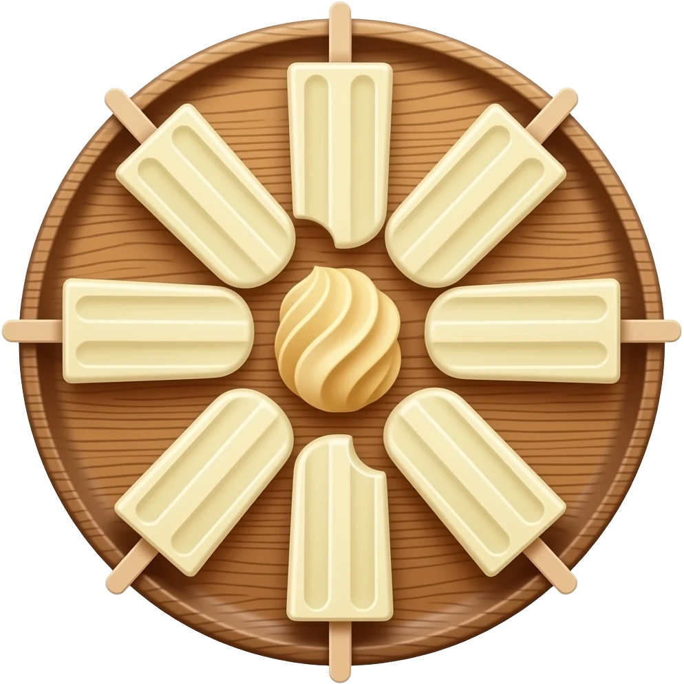 Vanilla Ice cream popsicles emoji