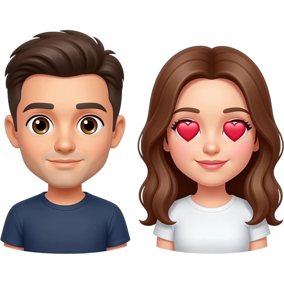 🤭+😍 emoji