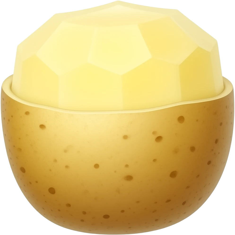 peeled potatoe emoji
