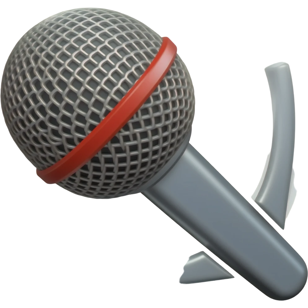 🎙 -> 🔣 emoji