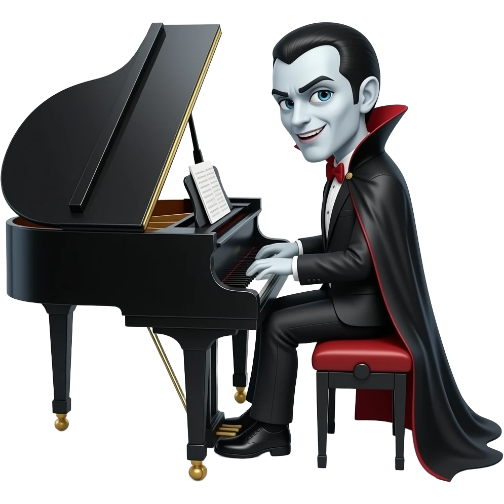 vampire piano emoji