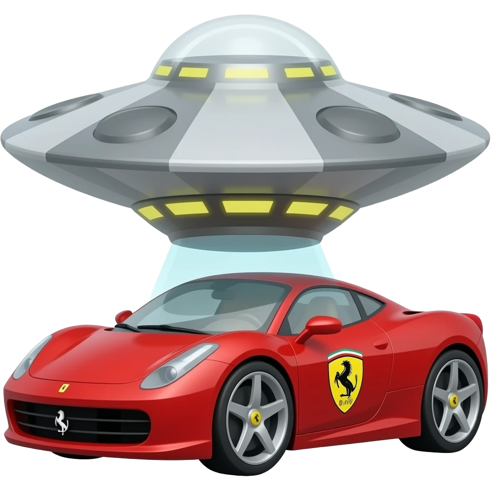 ufo ferrari emoji