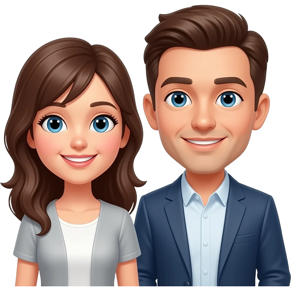 pareja hablando emoji