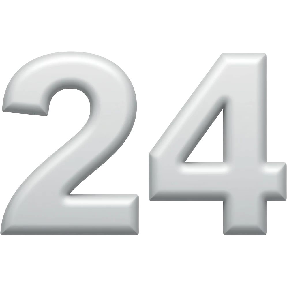 24  number emoji emoji