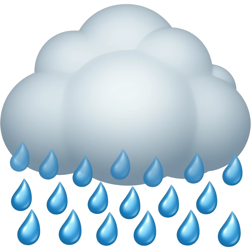 Rain emoji