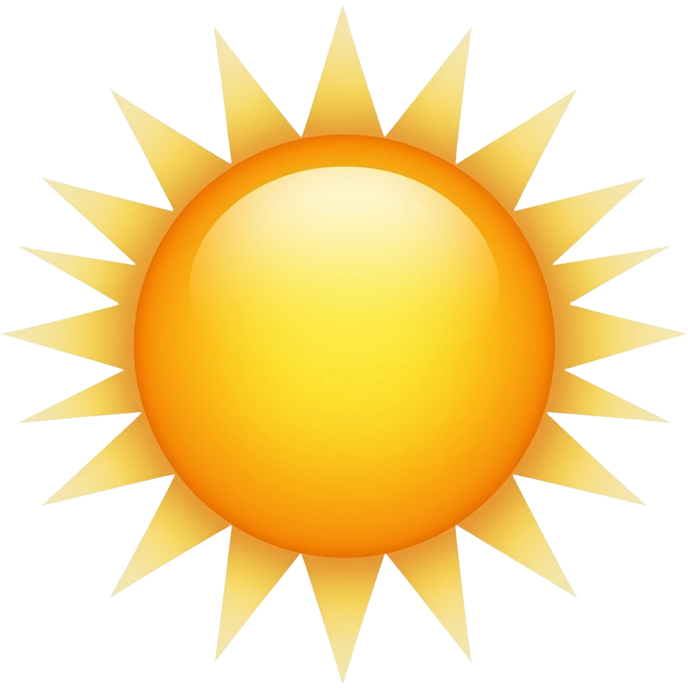 ايموجي شمس emoji