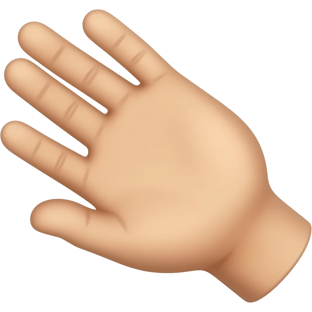hand with palm face up emoji