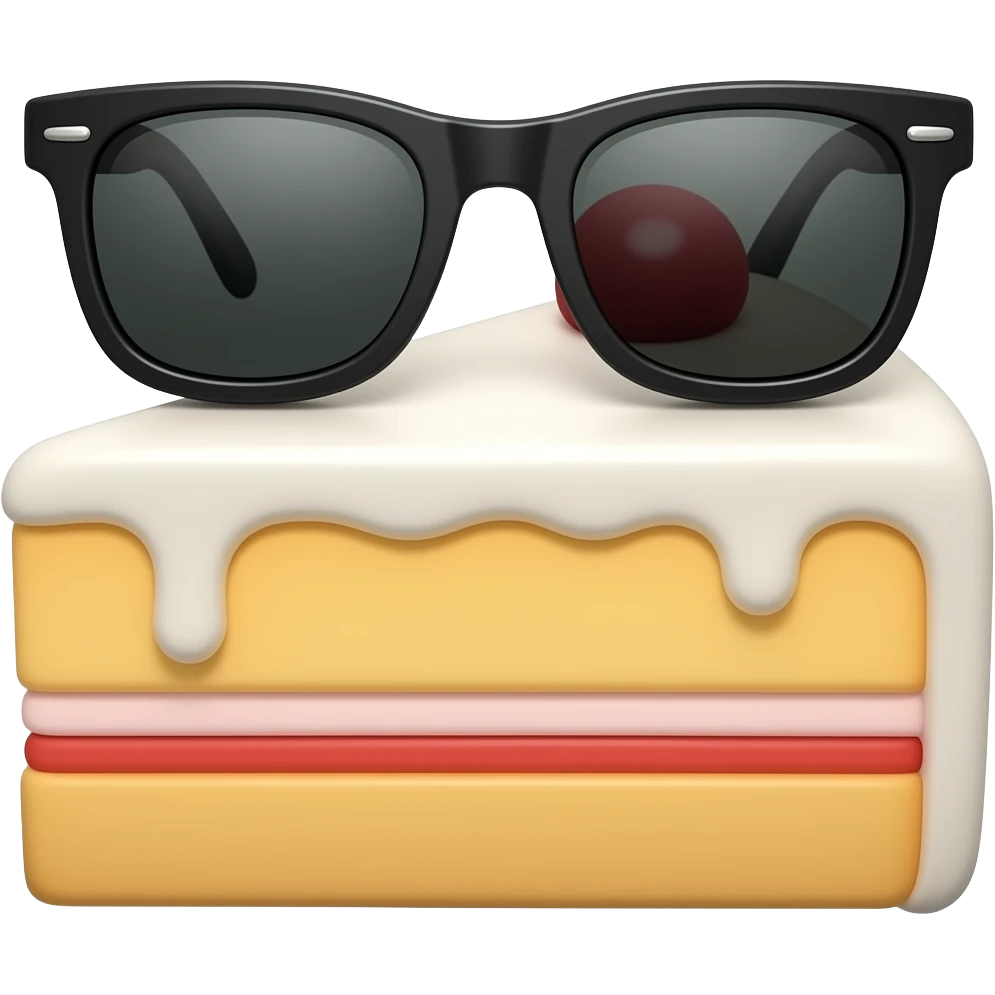 🎂+😎 emoji