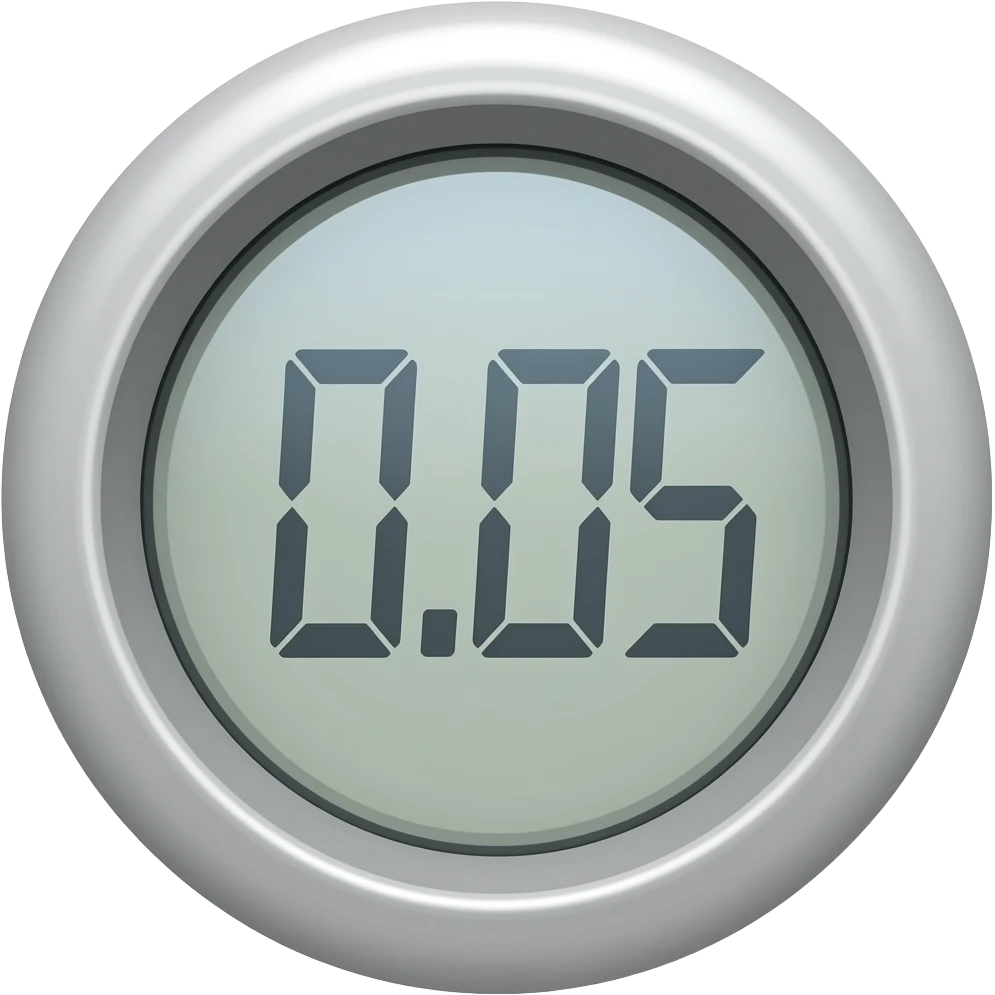 timer setes on 0.05 second emoji