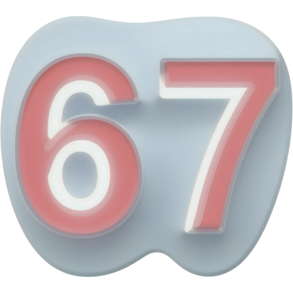 make me an emoji of 67 emoji