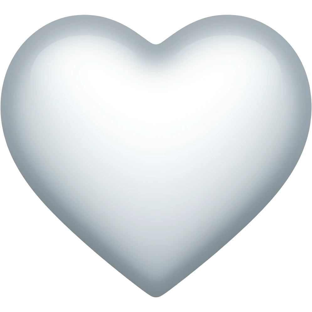corazon blanco emoji