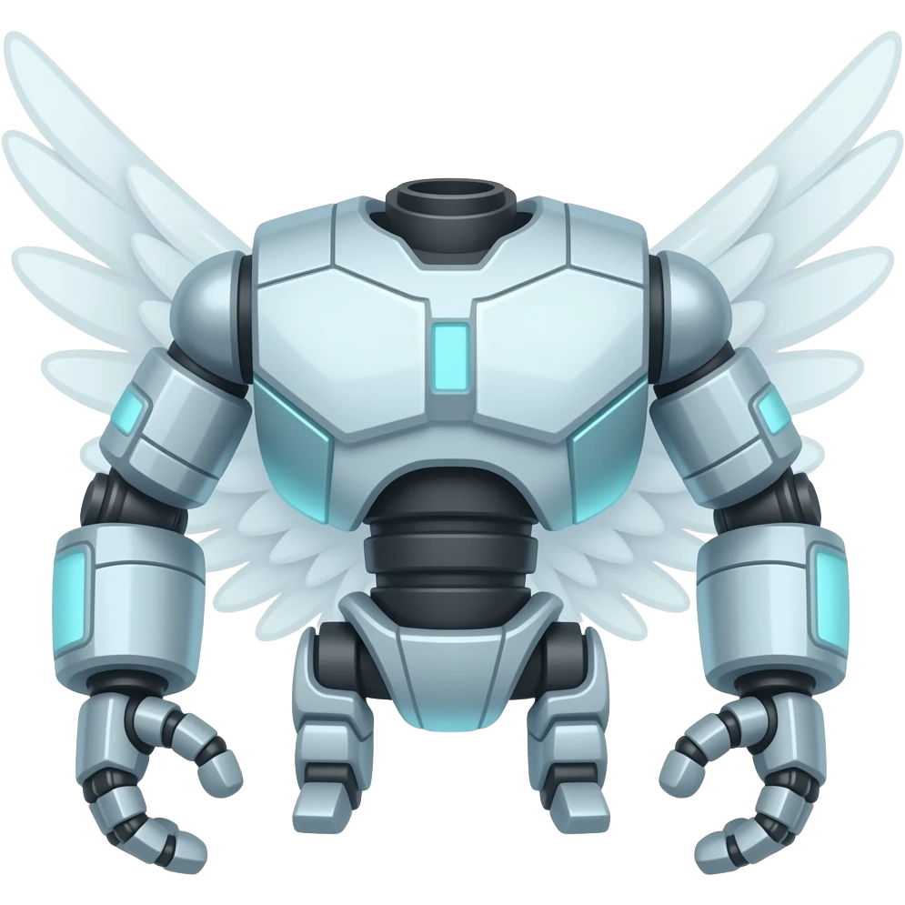 robot wings emoji