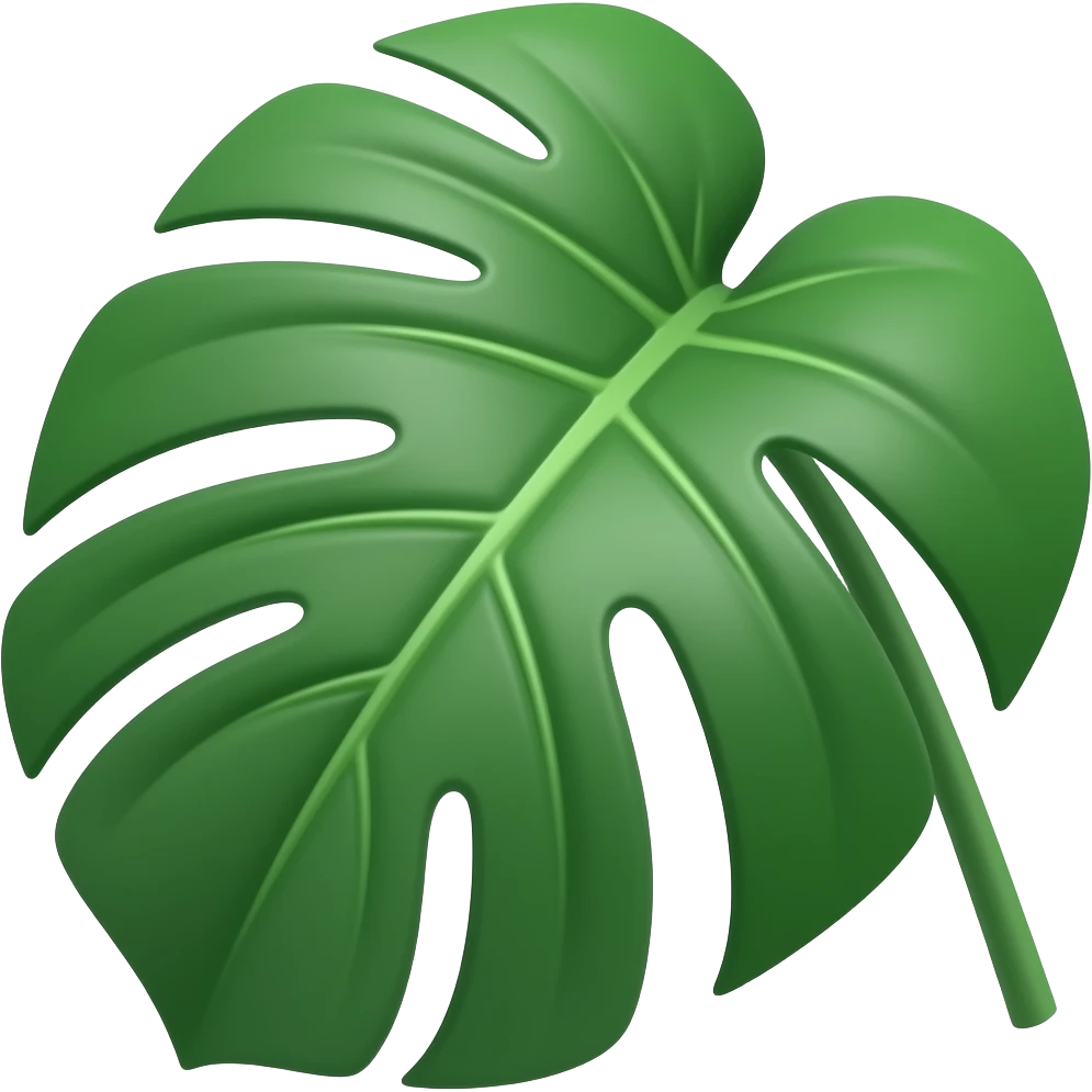 monstera emoji