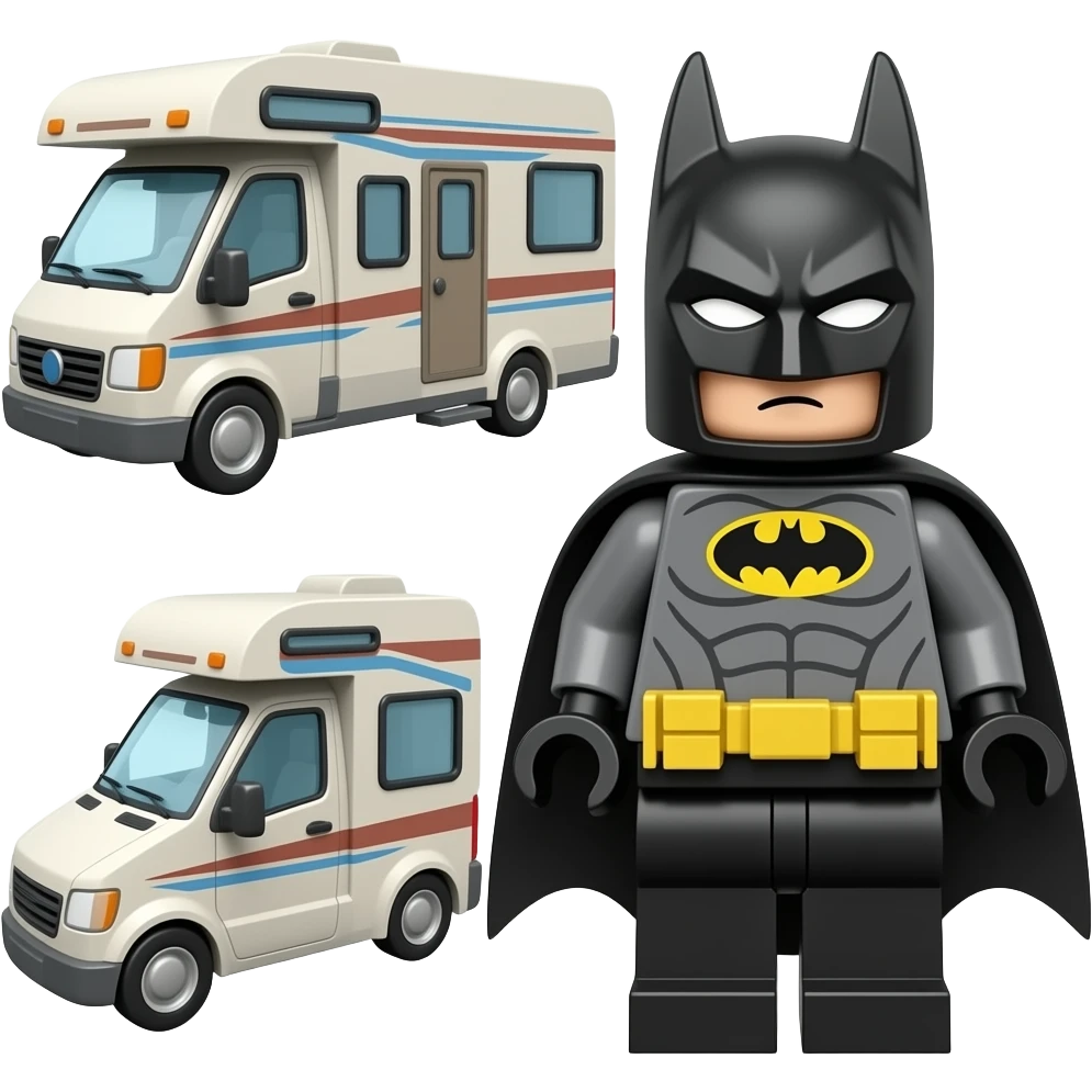 lego dark batman van rv emoji