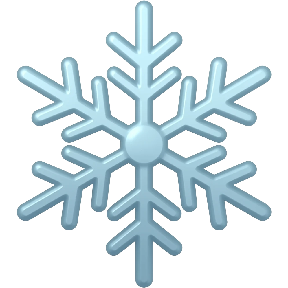 Snowflake emoji